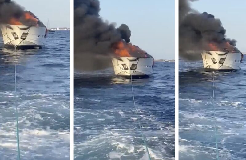 Yacht fire: Irmao sinks off Formentera after blaze.