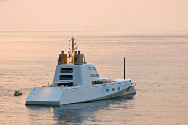 Motor yacht A was built by Blohm & Voss and delivered in 2010.