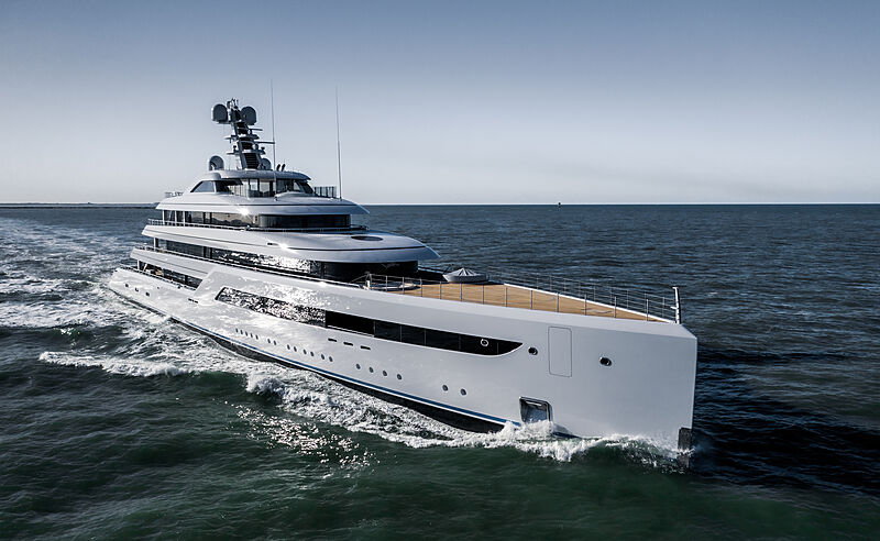 The 88m Feadship Zen is one of Stevenson's former commands.