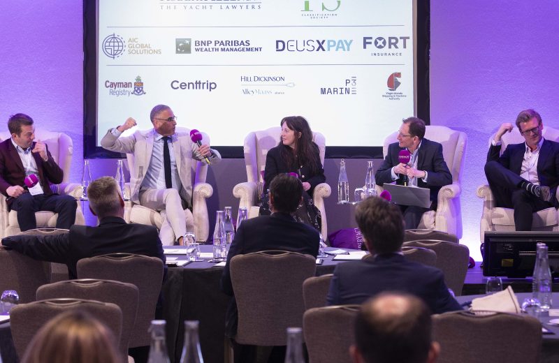 'Disrupting yachting' panel at Superaycht Investor London.