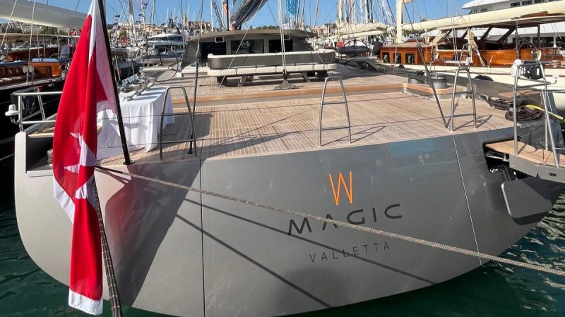 The 44m Magic is a 2025 Vitters with an asking price of €45m.