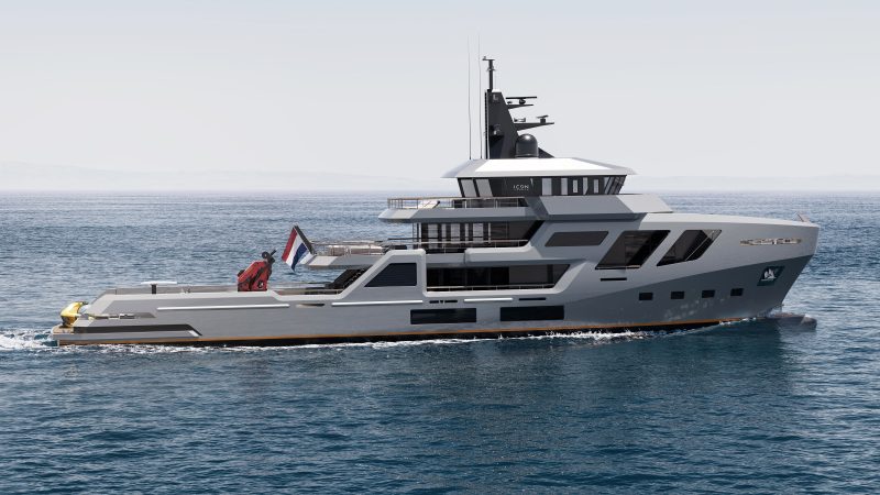 Icon Yachts unveiled Mission-M at the 2025 Monaco Yacht Show.