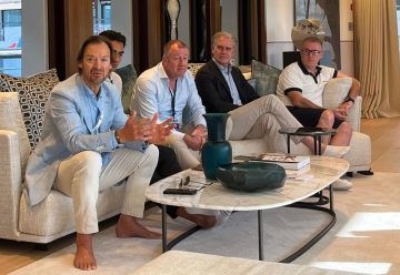 Heesen leadership team: (from left to right) Laurens Last, Lyam Last, Jeroen van der Meer, Ruud van der Stroom, Mike Rouse.