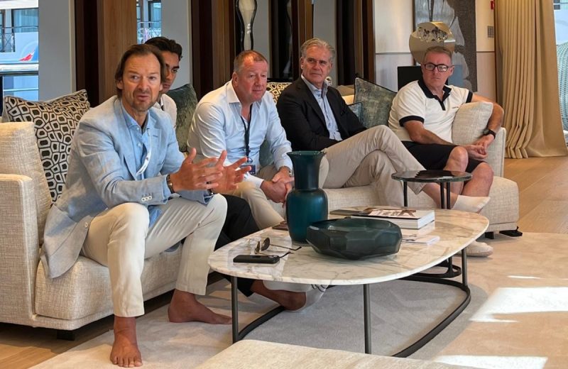 Heesen leadership team: (from left to right) Laurens Last, Lyam Last, Jeroen van der Meer, Ruud van der Stroom, Mike Rouse.