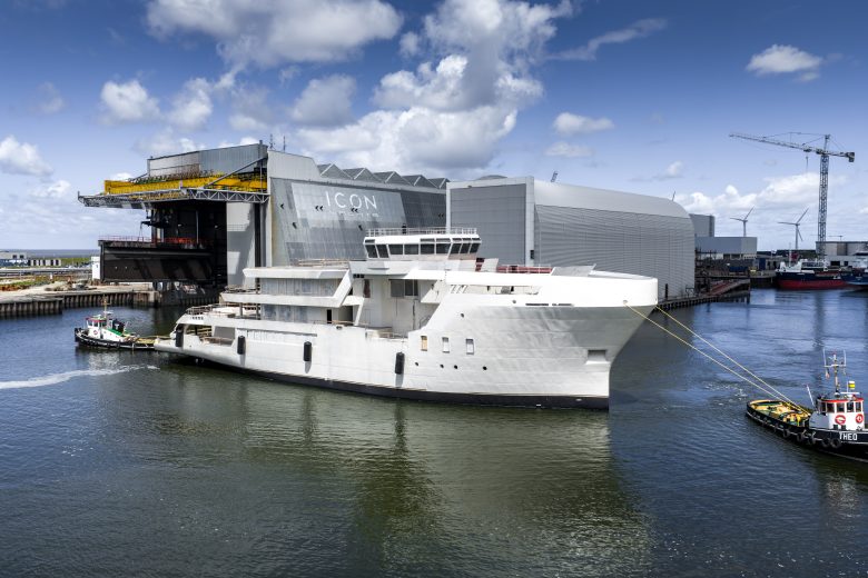 Icon Yachts' Project Master at the yard in Harlingen, Netherlands.