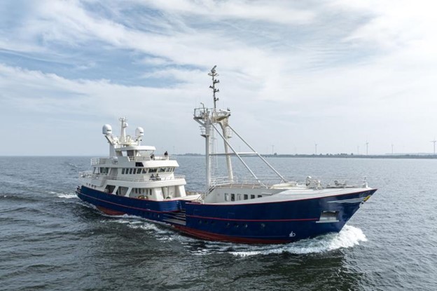 Ian Sherwood is representing the seller of the explorer yacht Scintilla Maris.