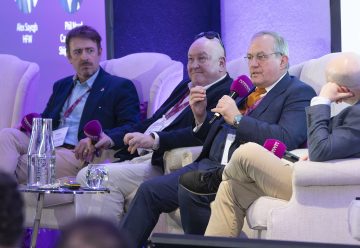 Discussing the risk of helicopter operations on yachts at Superyacht Investor London 2026.