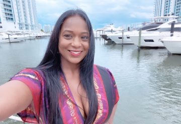 Sakeena Hazuri Mathis is a superyacht broker for Yacht Habit in Florida.