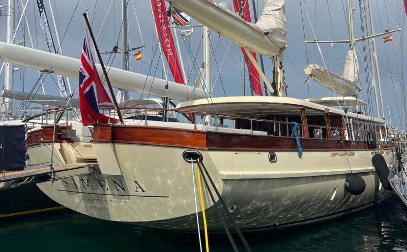 Simena is Ares Yachts' 62m cruising ketch.