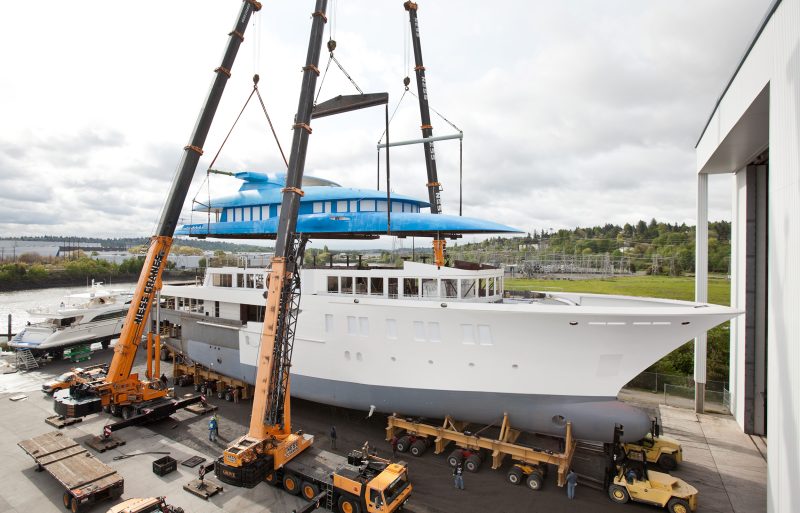 The Delta Marine shipyard spans 25 acres on the banks of Seattle's Duwamish River.