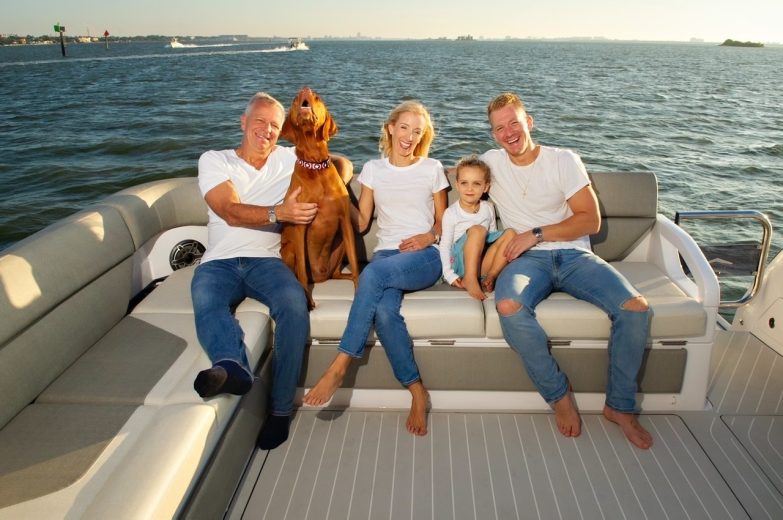 Chuck Cashman and family.