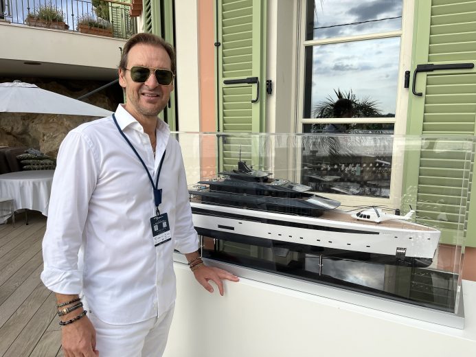 Heesen owner Laurens Last with Project Ananda.