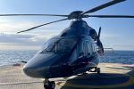 Airbus Corporate Helicopters' ACH160 at the Monaco Yacht Show.