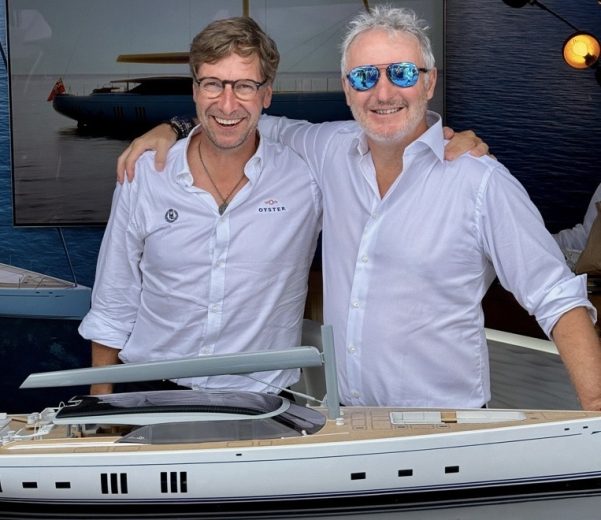 Oyster CEO Stefan Zimmermann Zschocke (left) and owner Richard Hadida.